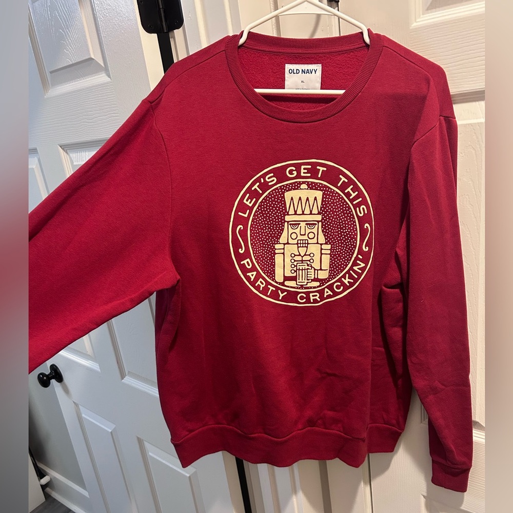 Old Navy Red Christmas Sweater